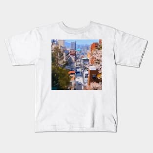 Street in Japan 4 Kids T-Shirt